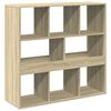 vidaXL B&uuml;cherregal/Raumteiler Sonoma-Eiche 100x33x94,5 cm