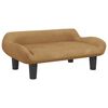 vidaXL Hundebett Braun 70x40x24 cm Samt