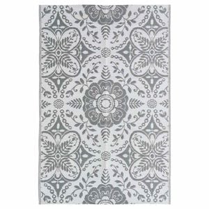 vidaXL Outdoor-Teppich ARAKIL Hellgrau 190x290 cm PP