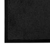 vidaXL Fu&szlig;matte Schwarz 60 x 40 x 1,2 cm Teddystoff
