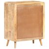 vidaXL Sideboard 60x35x76 cm Raues Mangoholz