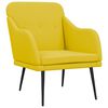 vidaXL Sessel Hellgelb 63x76x80 cm Stoff