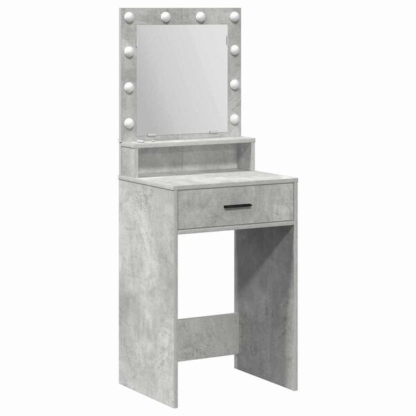 vidaXL Schminktisch Beton Grau 50 x 41 x 135 cm Holzwerkstoff