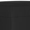 vidaXL Sitzbank Schwarz 70x35x41 cm Mikrofasergewebe