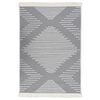 vidaXL Teppich Dunkelgrau 160x230 cm Baumwolle