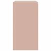 vidaXL Sideboard Rosa 67x39x73 cm Stahl