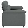 vidaXL 2-Sitzer-Sofa Dunkelgrau 120 cm Stoff
