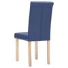 vidaXL Esszimmerst&uuml;hle 6 Stk. Blau Stoff
