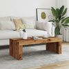 vidaXL Couchtisch Altholz-Optik 102x50x35 cm Holzwerkstoff