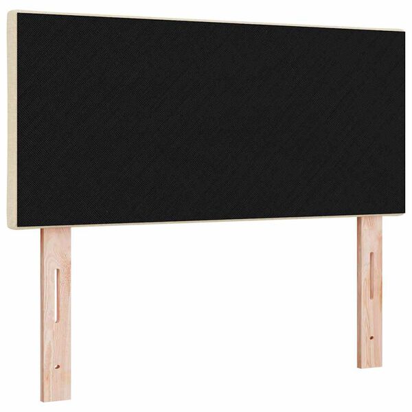 vidaXL Kopfteil mit Kopfteil Creme 90 cm Kunstleder