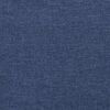 vidaXL Schlafsofa 2-Sitzer mit Fu&szlig;hocker Blau Stoff