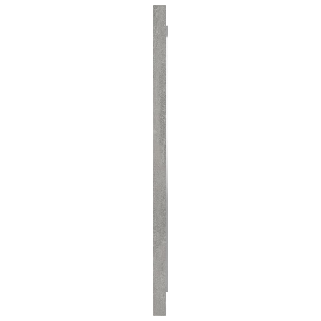 vidaXL Badspiegel Betongrau 40x1,5x37 cm Holzwerkstoff