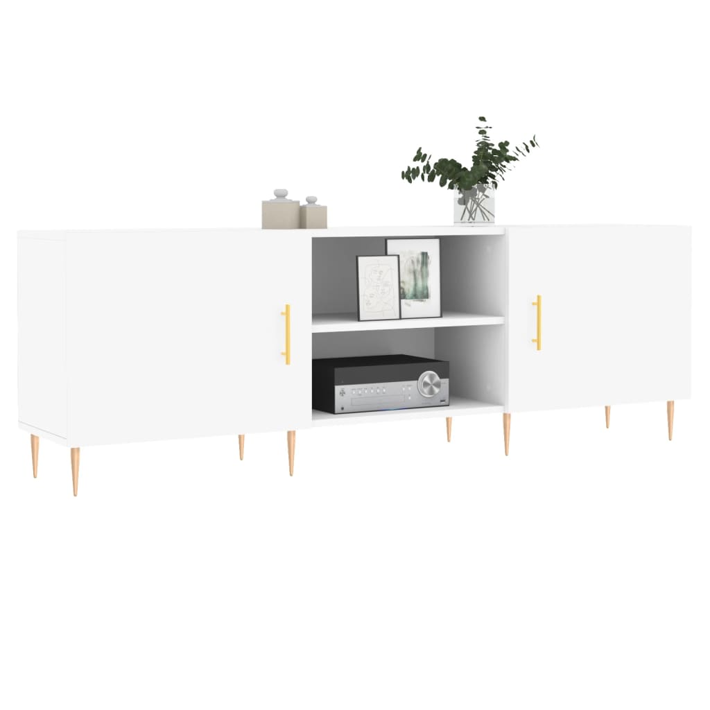 vidaXL TV-Schrank Weiß 150x30x50 cm Holzwerkstoff