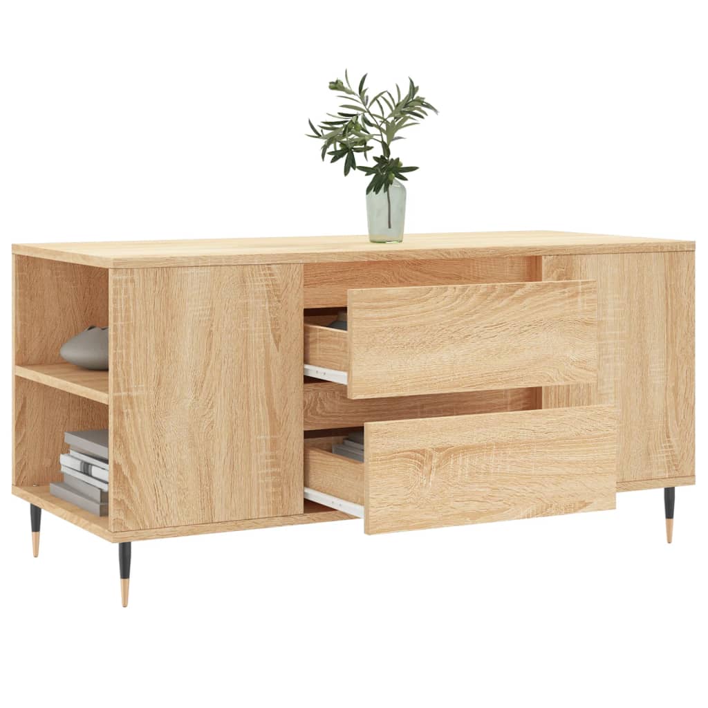 vidaXL Couchtisch Sonoma-Eiche 102x44,5x50 cm Holzwerkstoff