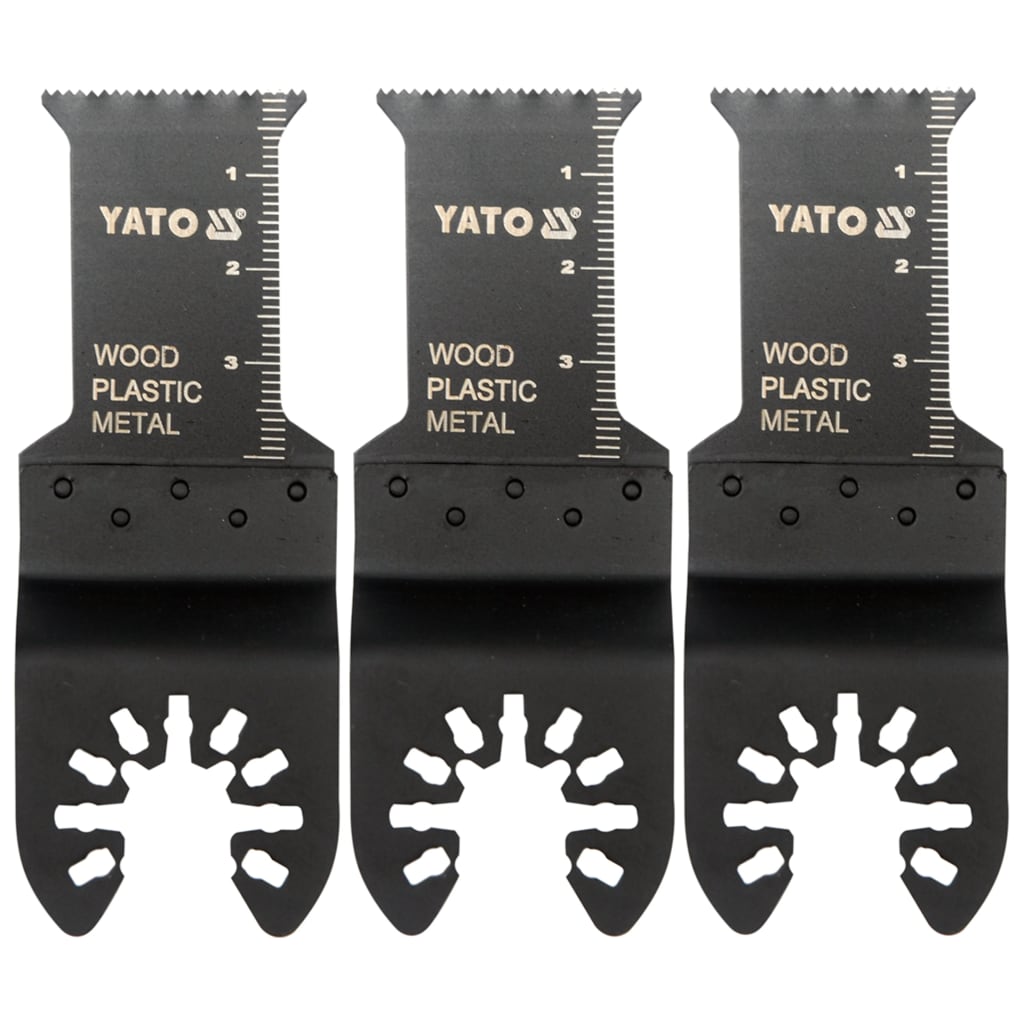 YATO 3-tlg. Sägeblatt-Set für Multi-Cutter