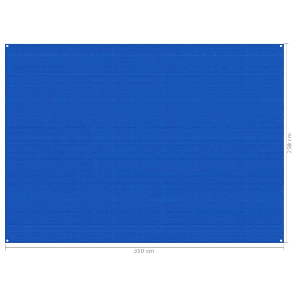 vidaXL Zeltteppich 250x350 cm Blau