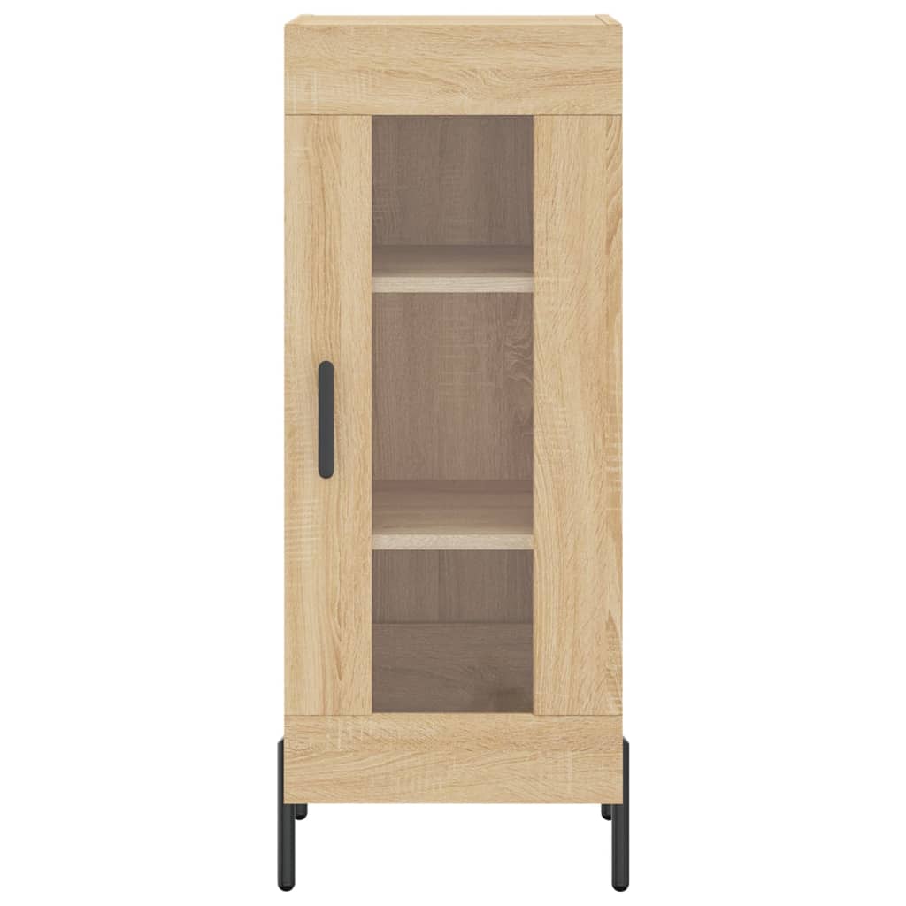 vidaXL Highboard Sonoma-Eiche 34,5x34x180 cm Holzwerkstoff