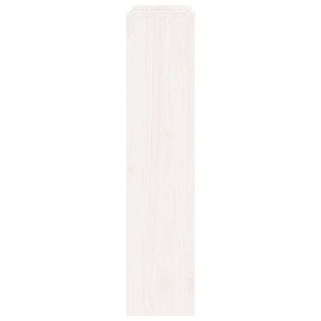 vidaXL Heizkörperverkleidung Weiß 210x21x85 cm Massivholz Kiefer