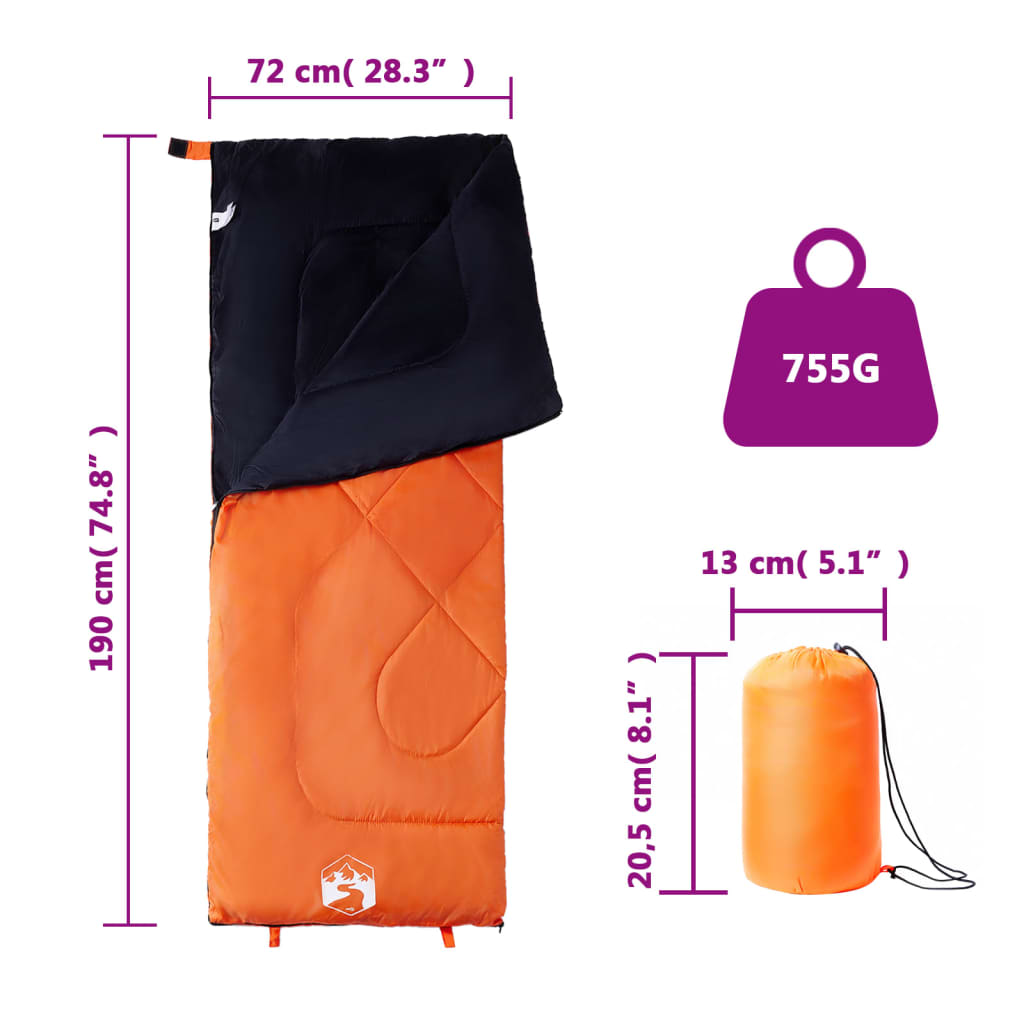 vidaXL Schlafsack für Erwachsene Camping 3 Jahreszeiten