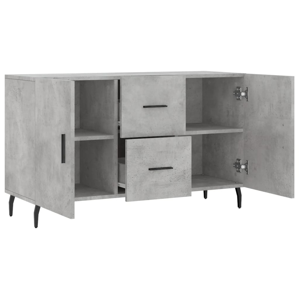 vidaXL Sideboard Betongrau 100x36x60 cm Holzwerkstoff