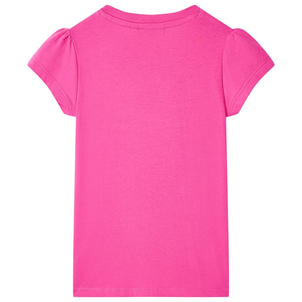 Kinder-T-Shirt Dunkelrosa 140