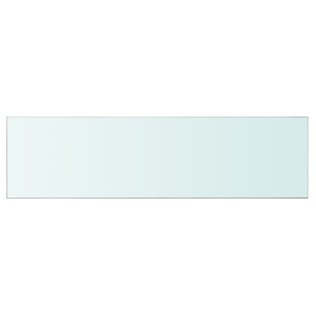 vidaXL Regalböden 2 Stk. Glas Transparent 110x30 cm