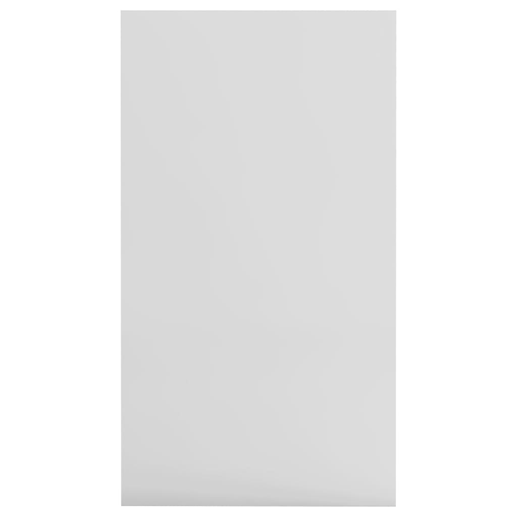vidaXL Bücherregal/Sideboard Hochglanz-Weiß 50x25x80 cm Spanplatte