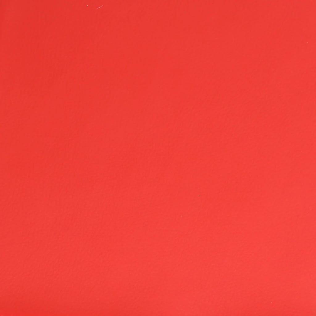 vidaXL Fußhocker Rot 60x60x36 cm Kunstleder