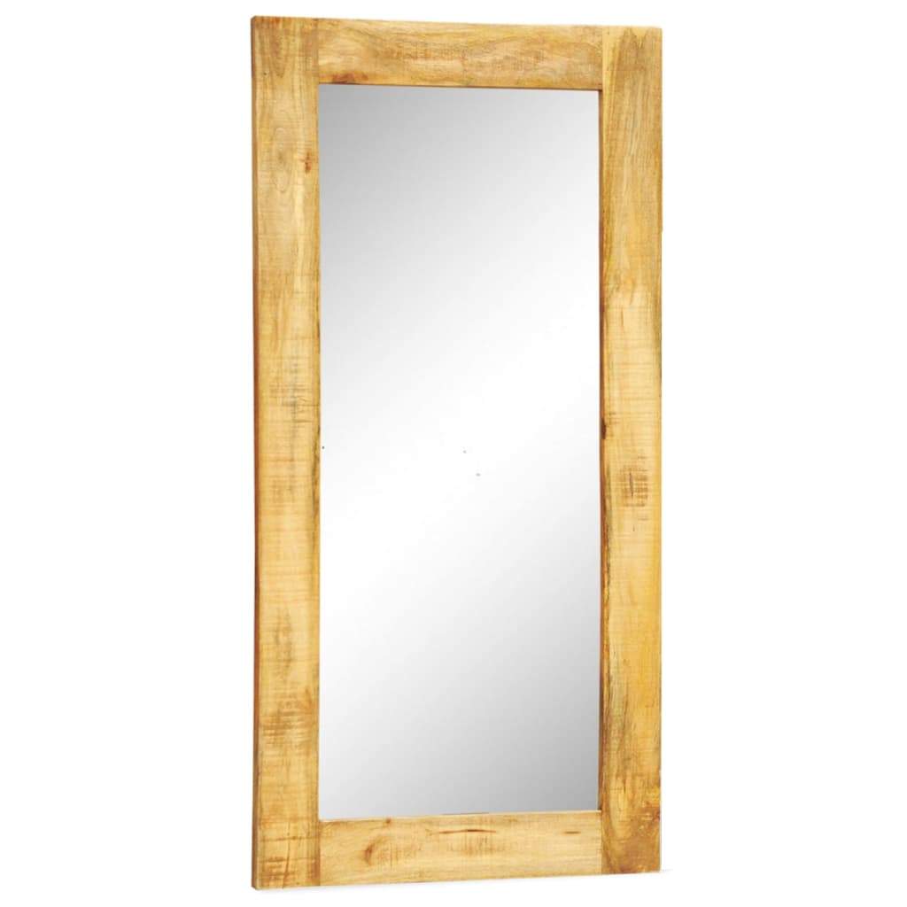 vidaXL Wandspiegel mit Massivholz-Rahmen 120x60 cm