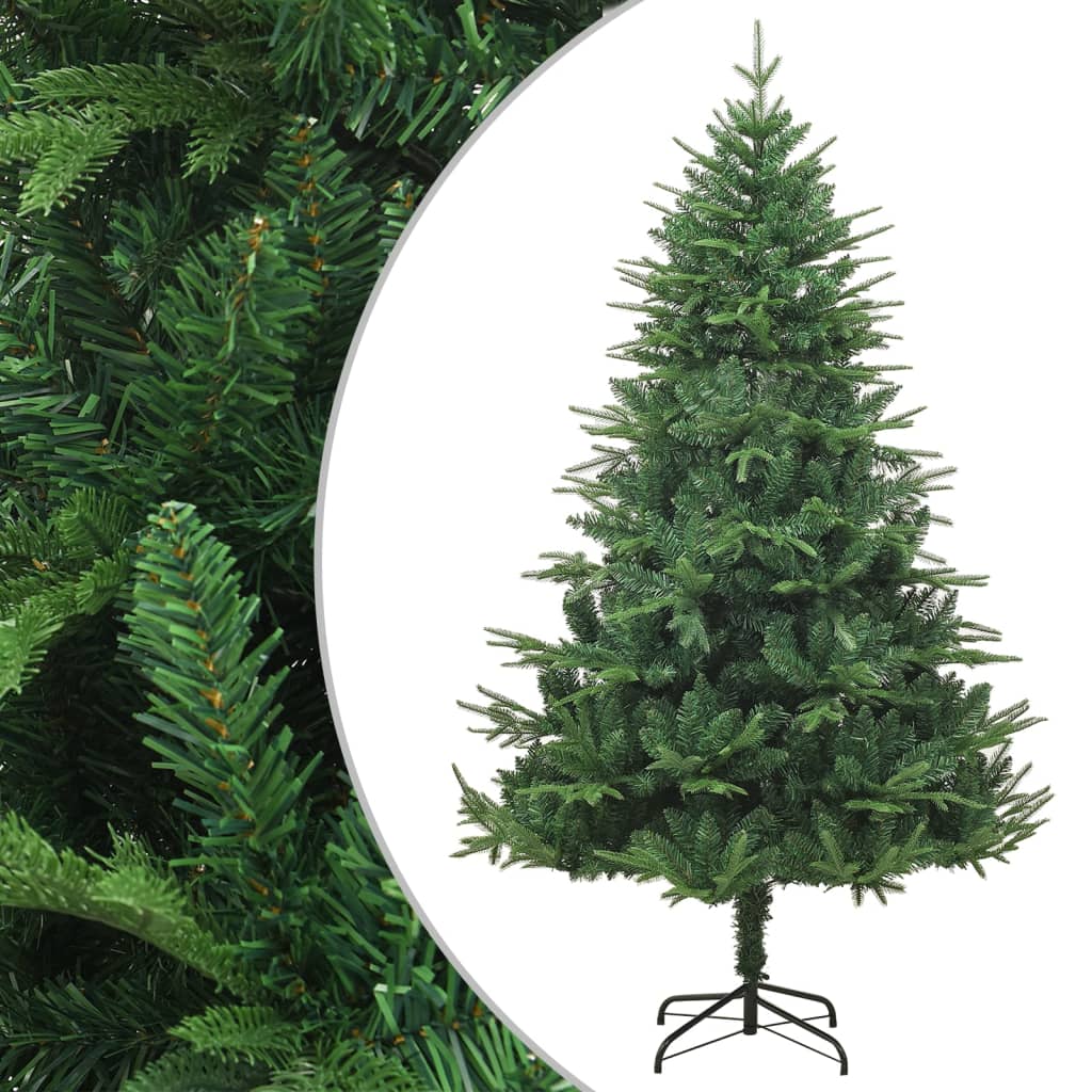 vidaXL Künstlicher Weihnachtsbaum Grün 180 cm PVC PE