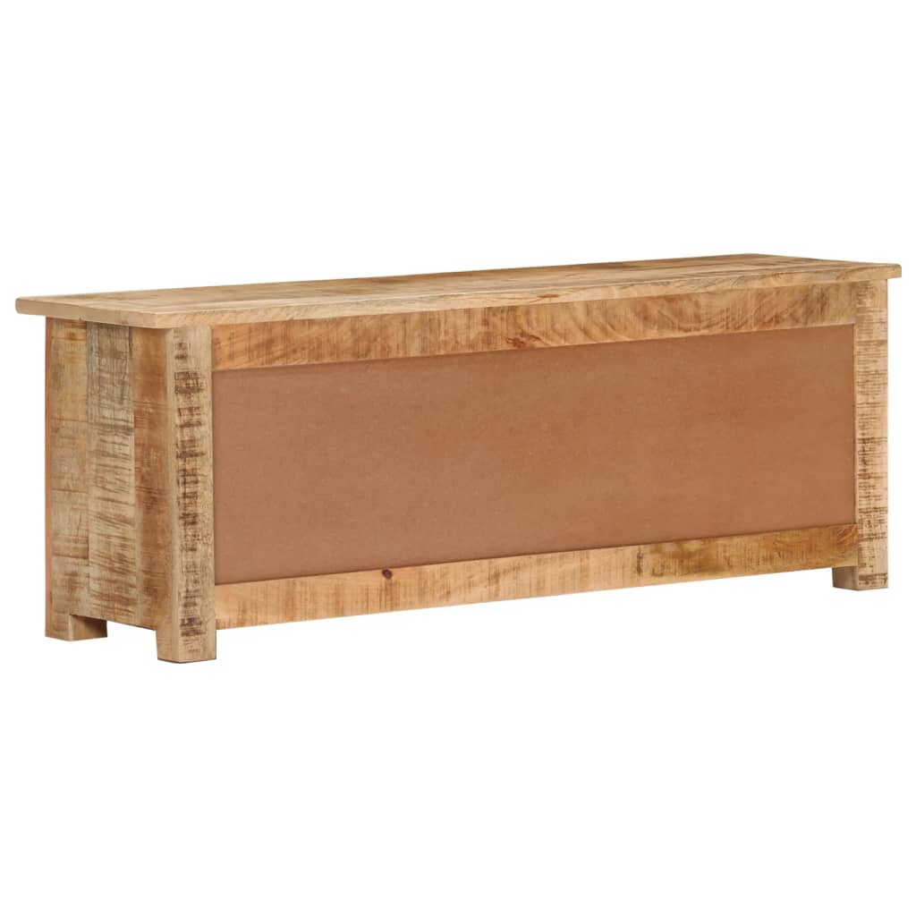 vidaXL TV-Schrank 110x30x40 cm Raues Mangoholz