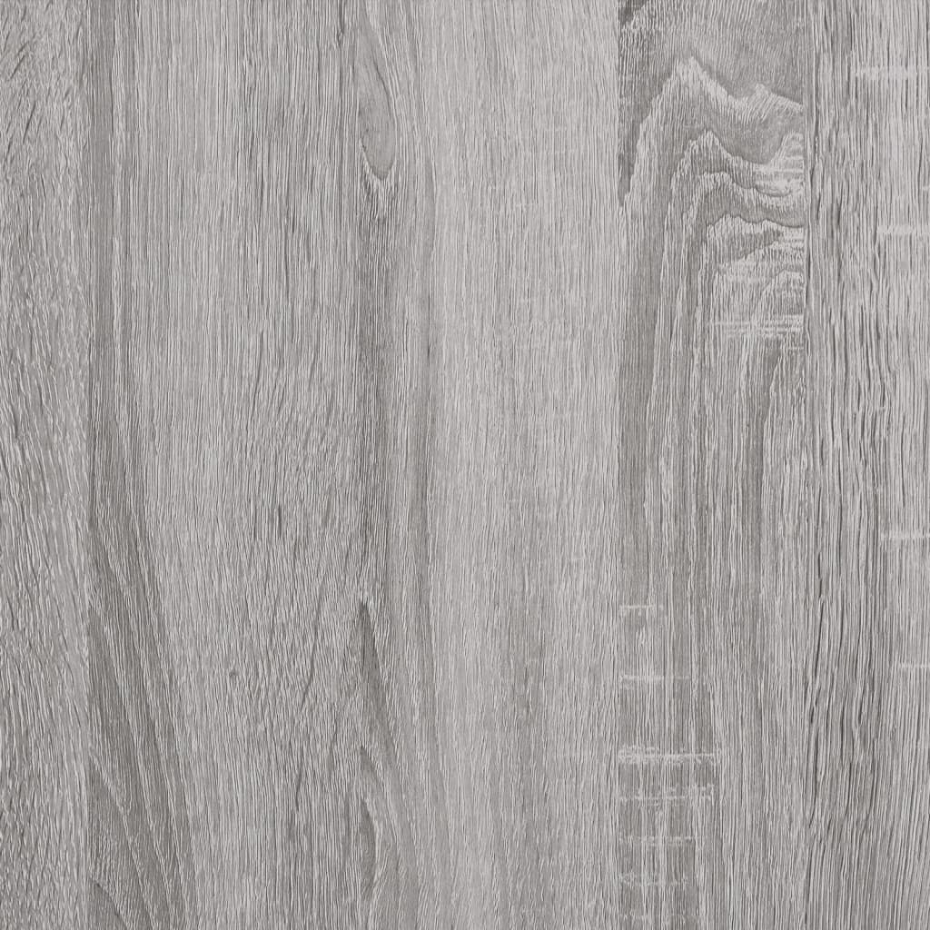 vidaXL Wand-Schuhschrank Grau Sonoma 70x35x38 cm Massivholz Kiefer