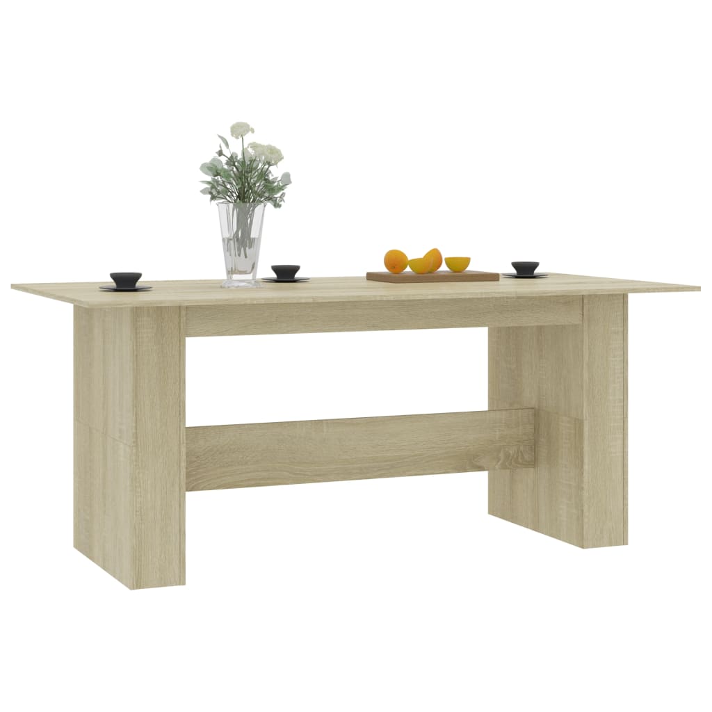 vidaXL Esstisch Sonoma-Eiche 180x90x76 cm Holzwerkstoff