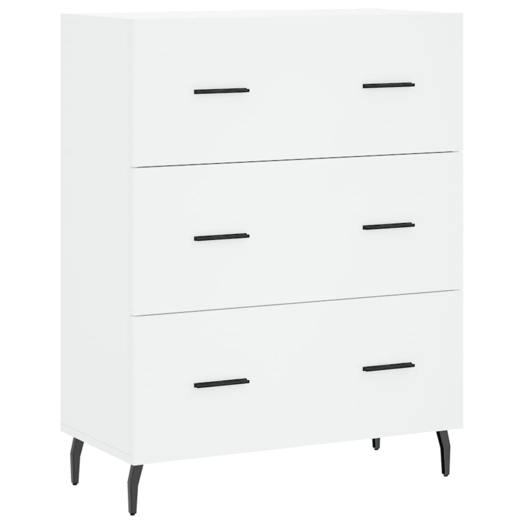 vidaXL Highboard Weiß 69,5x34x180 cm Holzwerkstoff