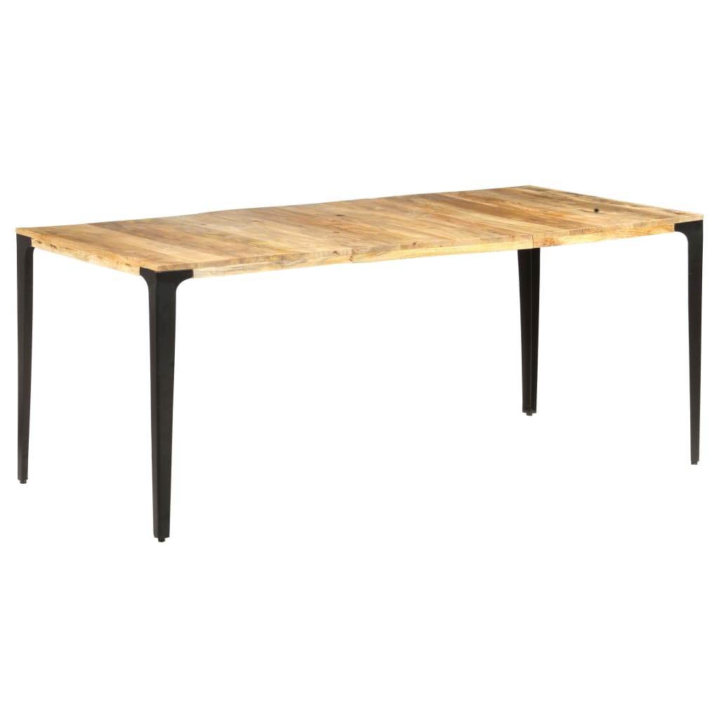 vidaXL Esstisch 180 x 90 x 76 cm Mango Massivholz