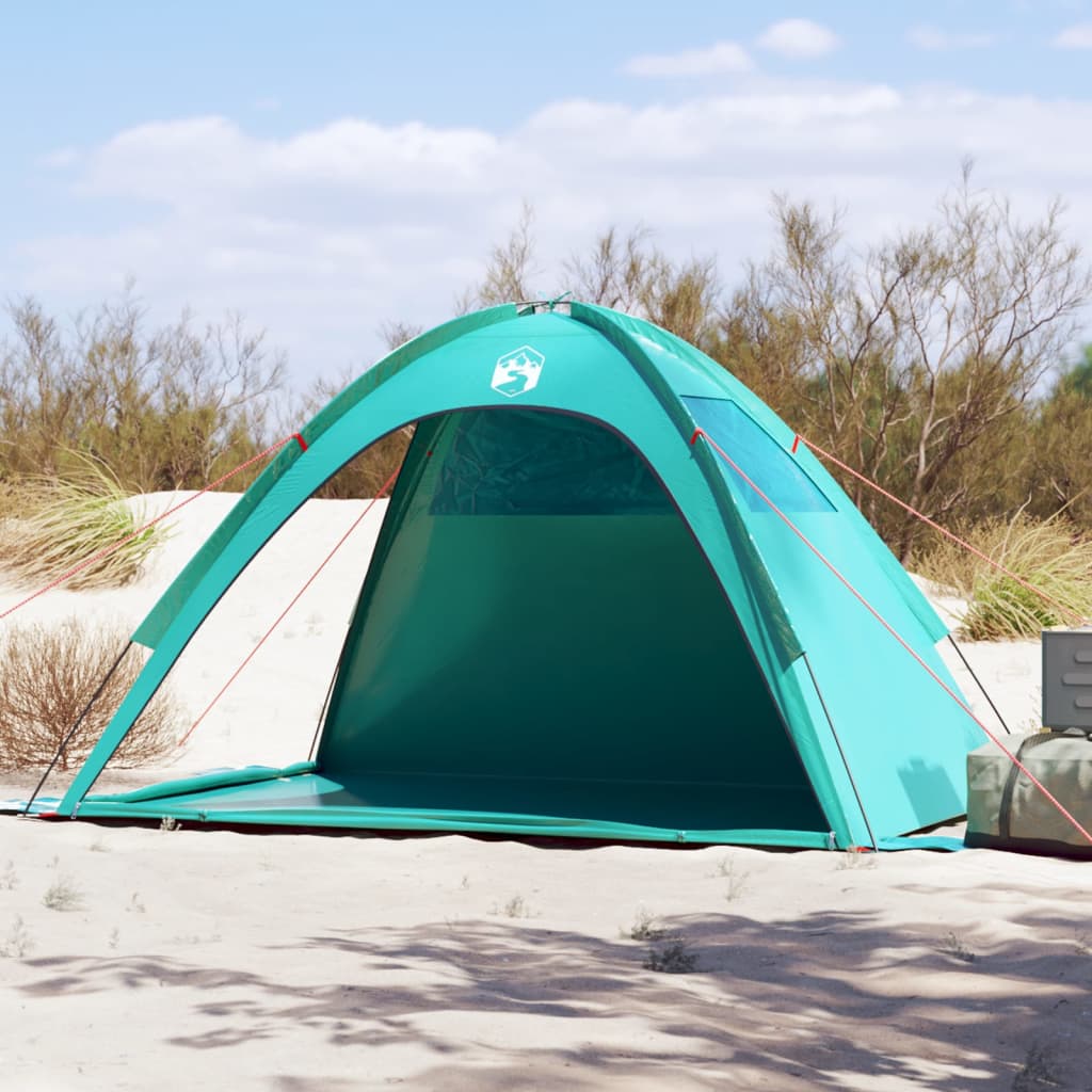 vidaXL Strandzelt Seegrün Wasserdicht