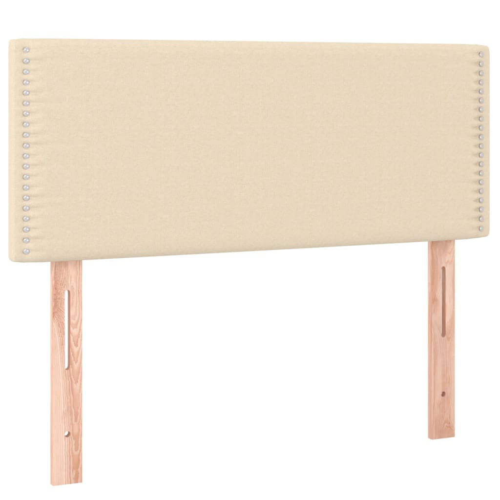 vidaXL Kopfteil Creme 90x5x78/88 cm Stoff