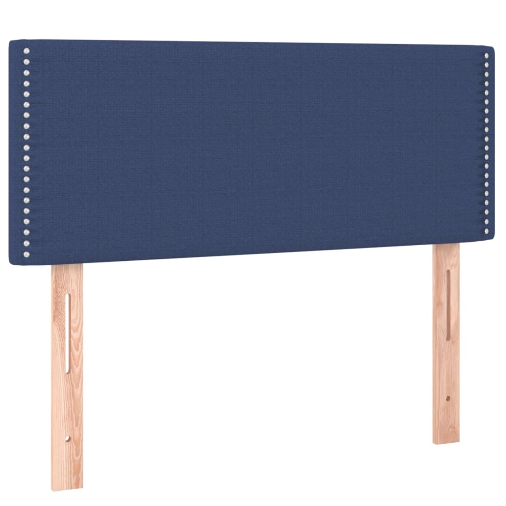 vidaXL Kopfteil Blau 90x5x78/88 cm Stoff