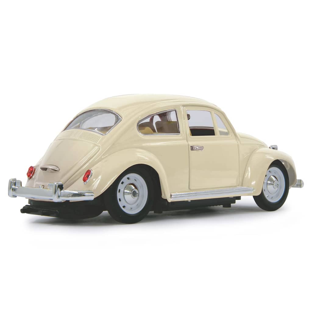 JAMARA Ferngesteuertes Auto Die-cast VW Beetle 40 MHz 1:18 Cremeweiß