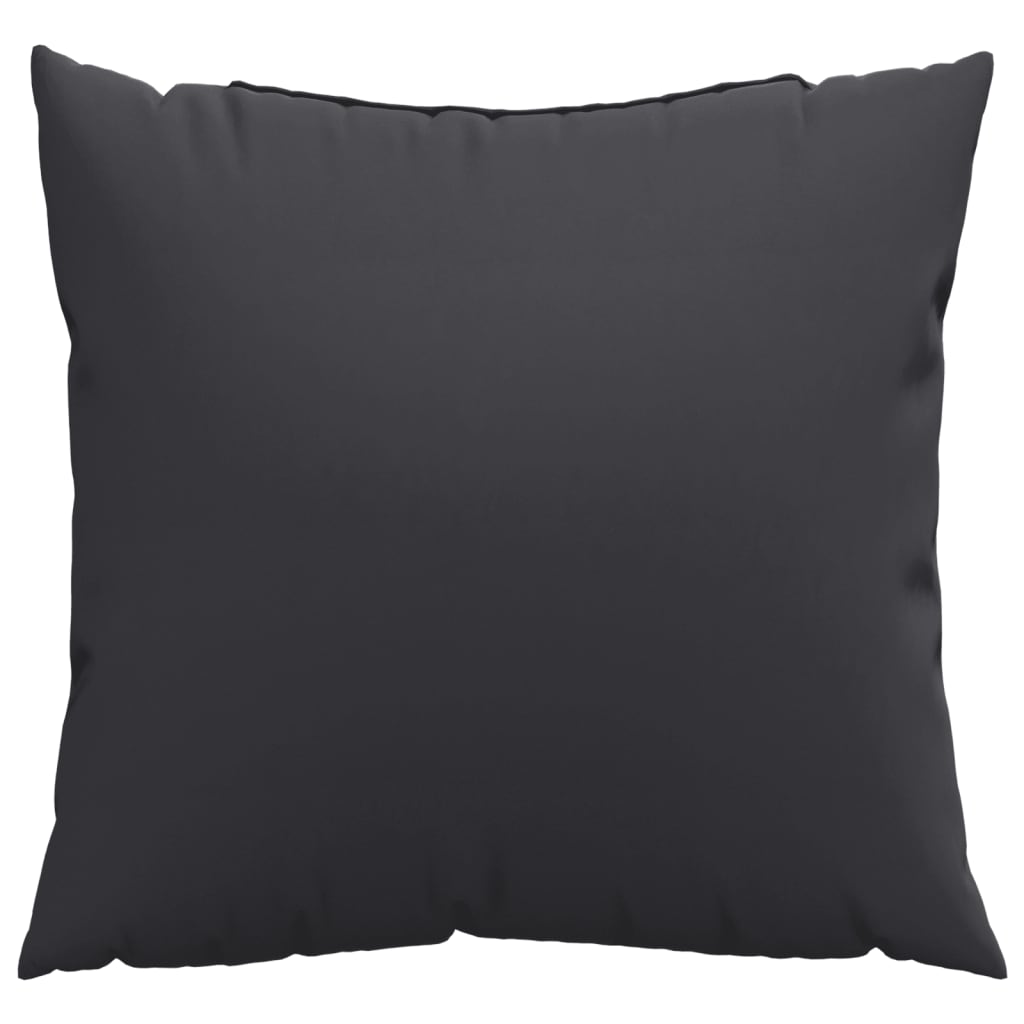 vidaXL Zierkissen 4 Stk. Schwarz 40x40 cm Stoff