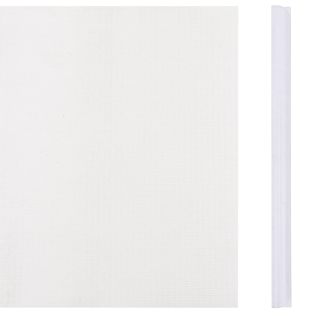 vidaXL Garten-Sichtschutz PVC 70x0,19 m Weiß
