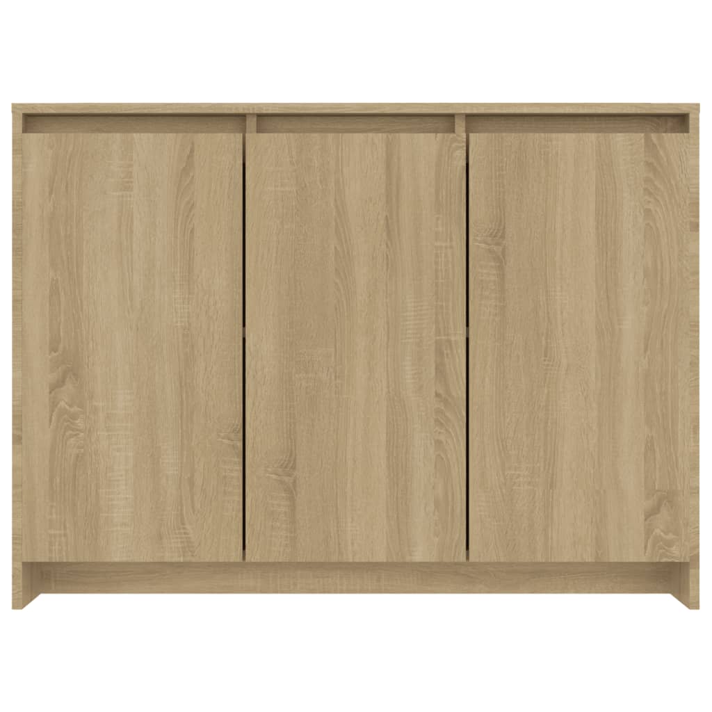 vidaXL Sideboard Sonoma-Eiche 102x33x75 cm Holzwerkstoff