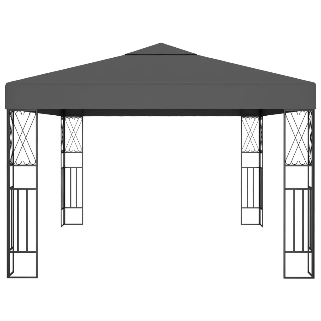 vidaXL Pavillon 3×4 m Anthrazit Stoff