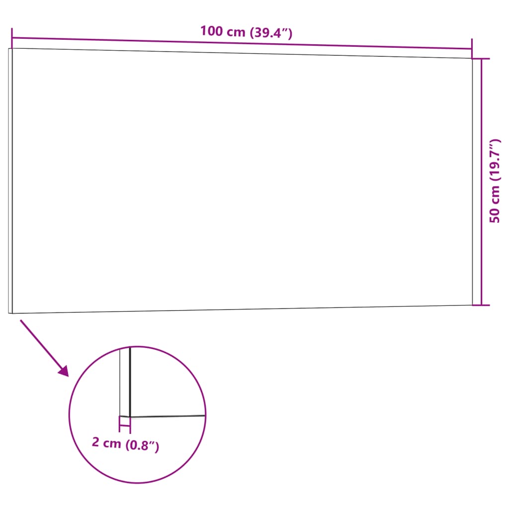 vidaXL 3D-Wandpaneele 10 Stk. Anthrazit 100x50 cm EPS