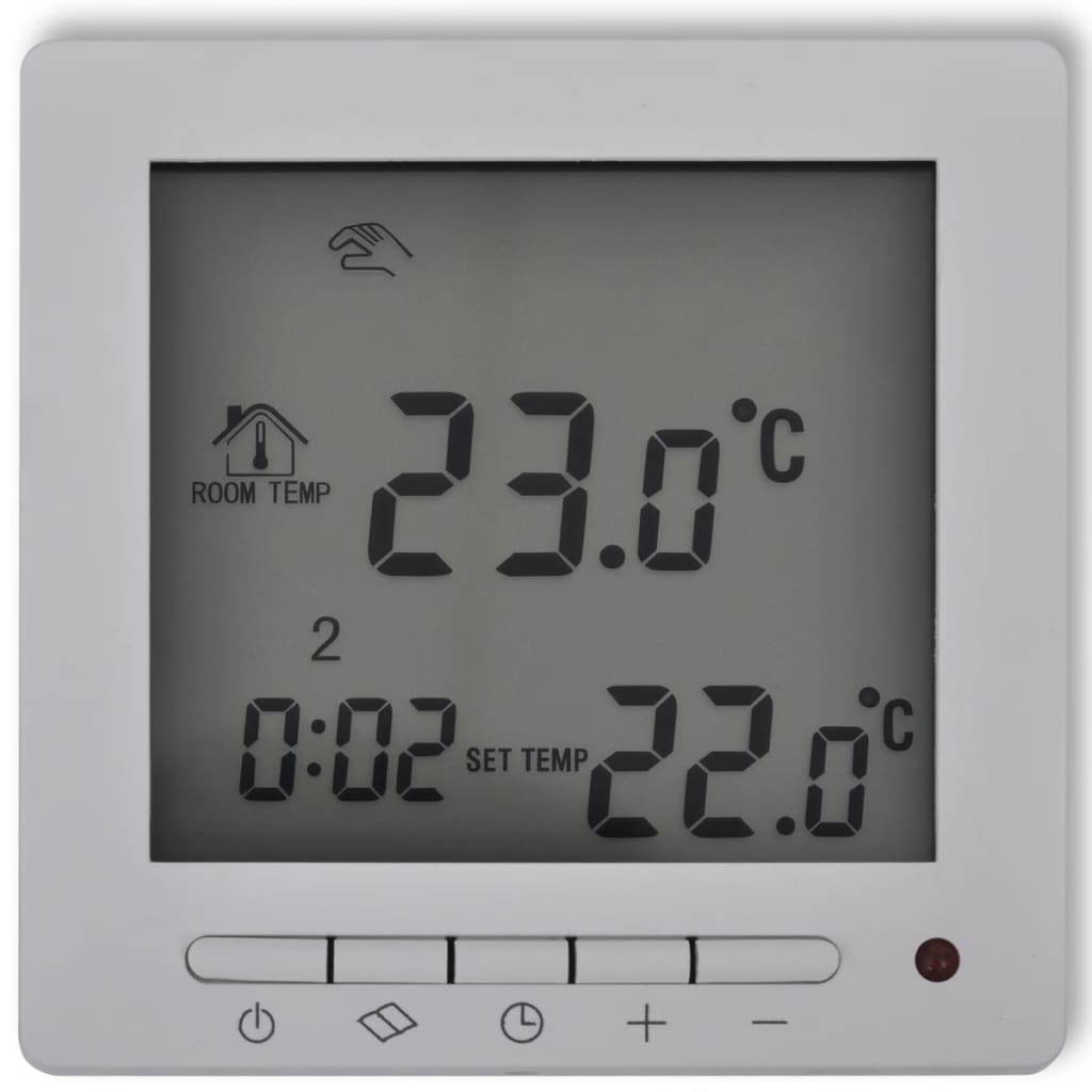 Digitaler Thermostat mit Sensorkabel für Bodenheizung