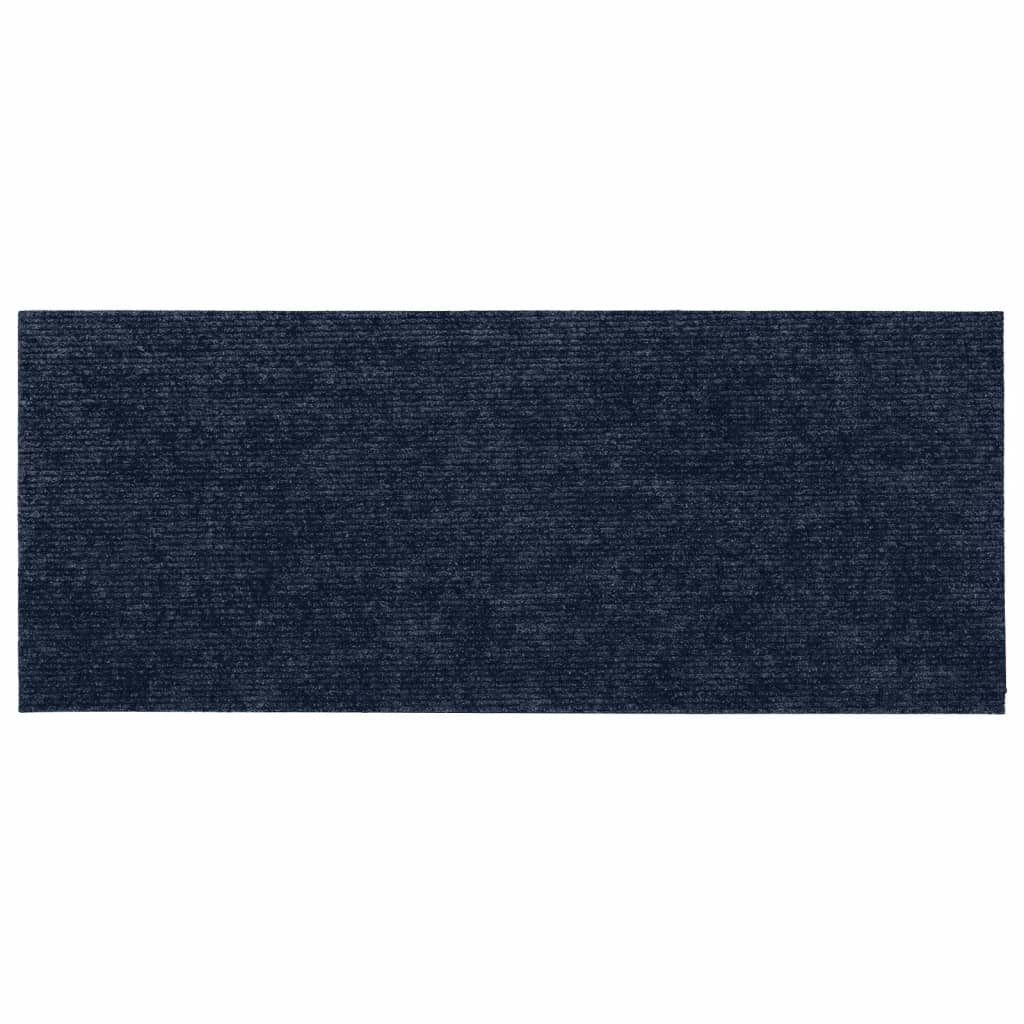 vidaXL Selbstklebende Treppenmatten 15 Stk. Rechteckig 60x25 cm Blau