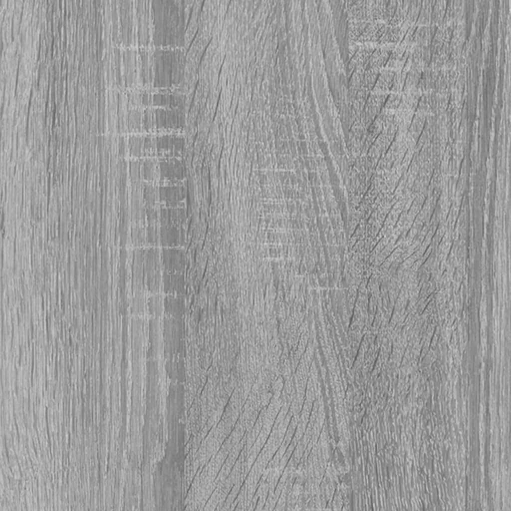 vidaXL Schuhschrank Grau Sonoma 59x17x150 cm Holzwerkstoff