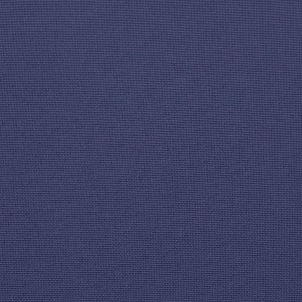vidaXL Hochlehner-Auflagen 2 Stk. Marineblau Oxford-Gewebe