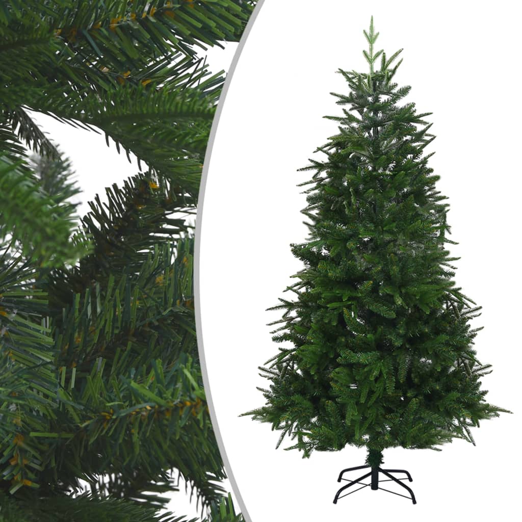 Künstlicher Tannenbaum Weihnachtsbaum 210cm mit LED Lichterkette Ständer Grün 