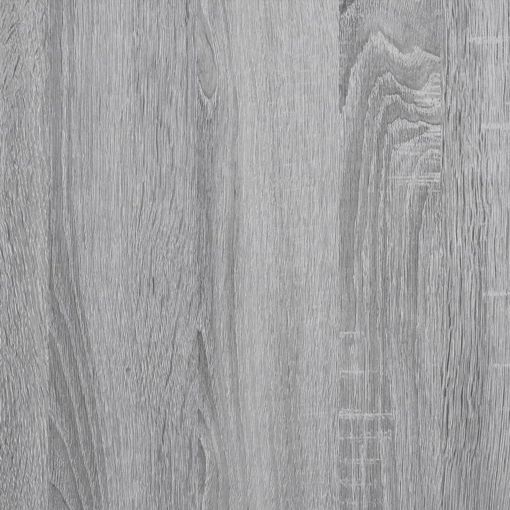 vidaXL Couchtisch Grau Sonoma 70x50x40 cm Holzwerkstoff und Metall